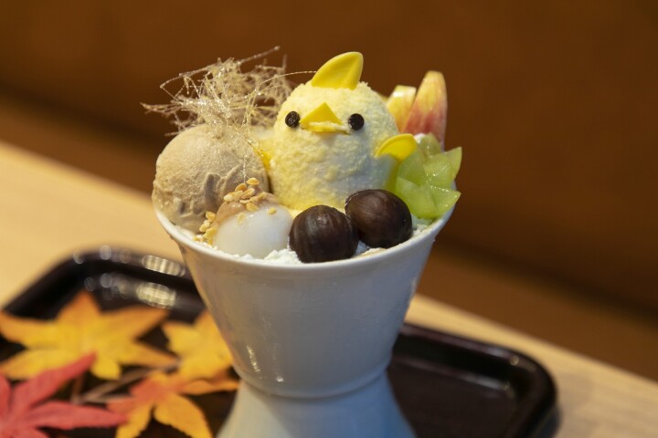 〈池下カフェ 花ごよみ〉【10/7(金)～13(木)】秋パフェぴよりん限定販売